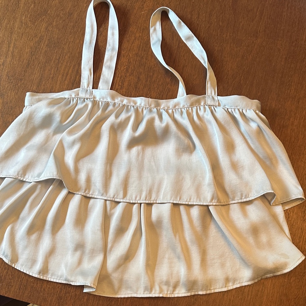 KOCH silver  Ruffle Women's Top